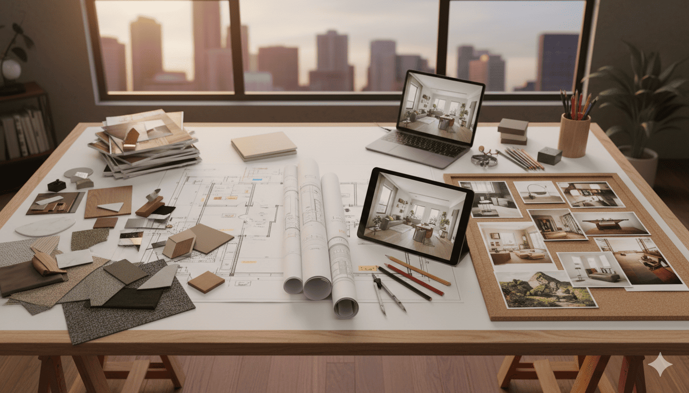 Interior design process at Snyxbrxun